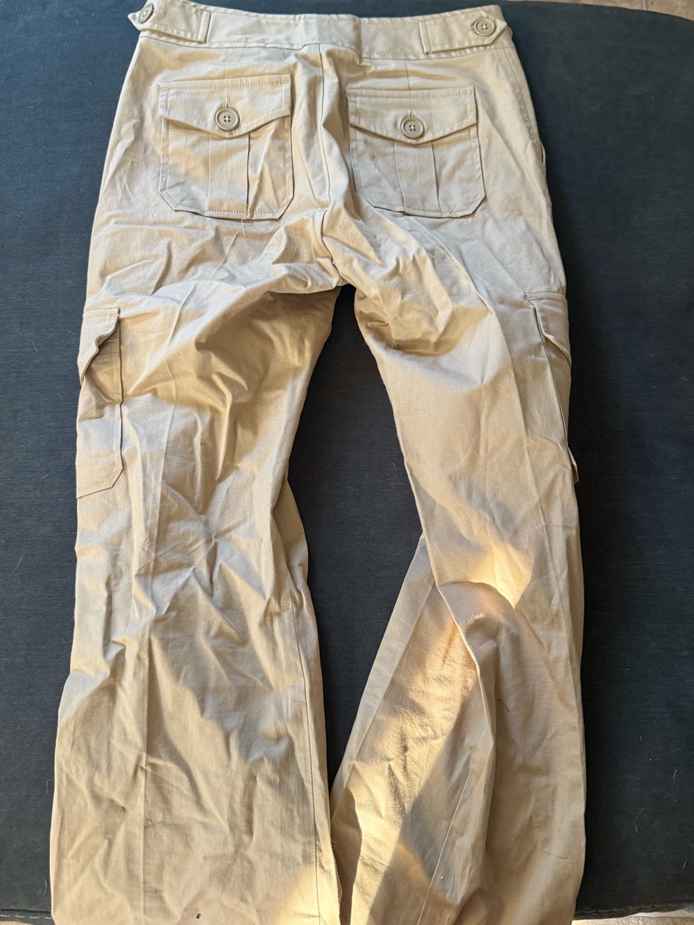 GAP Khaki Utility Cargo Pants with Button Back Pockets